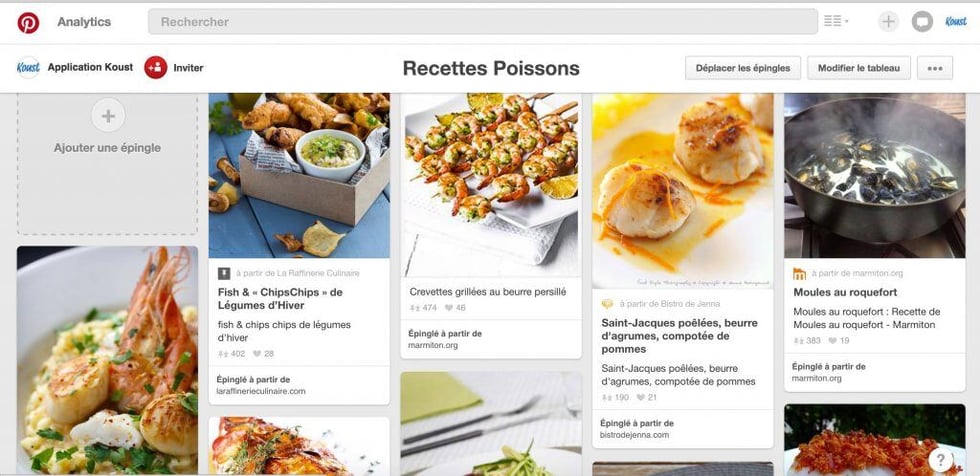 Recette pinterest